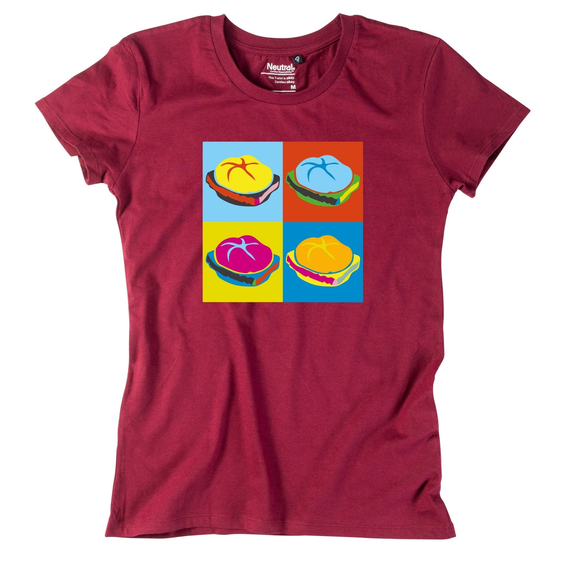 Damen - Shirt "Popart Leberkas" - meinherzschlag.de