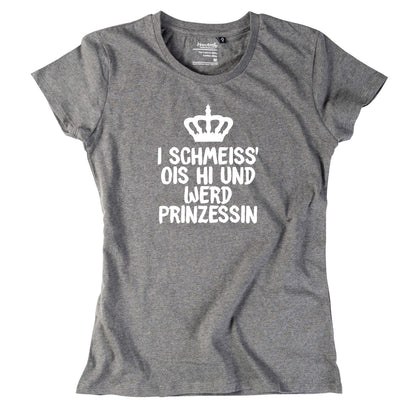 Damen - Shirt "Prinzessin" - meinherzschlag.de