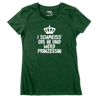 Damen - Shirt "Prinzessin" - meinherzschlag.de