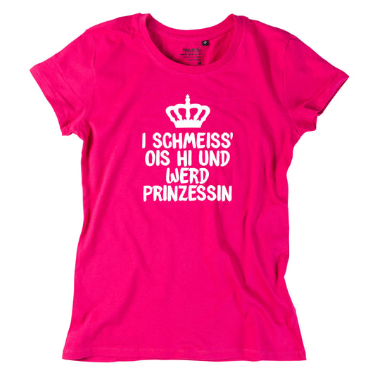 Damen - Shirt "Prinzessin" - meinherzschlag.de