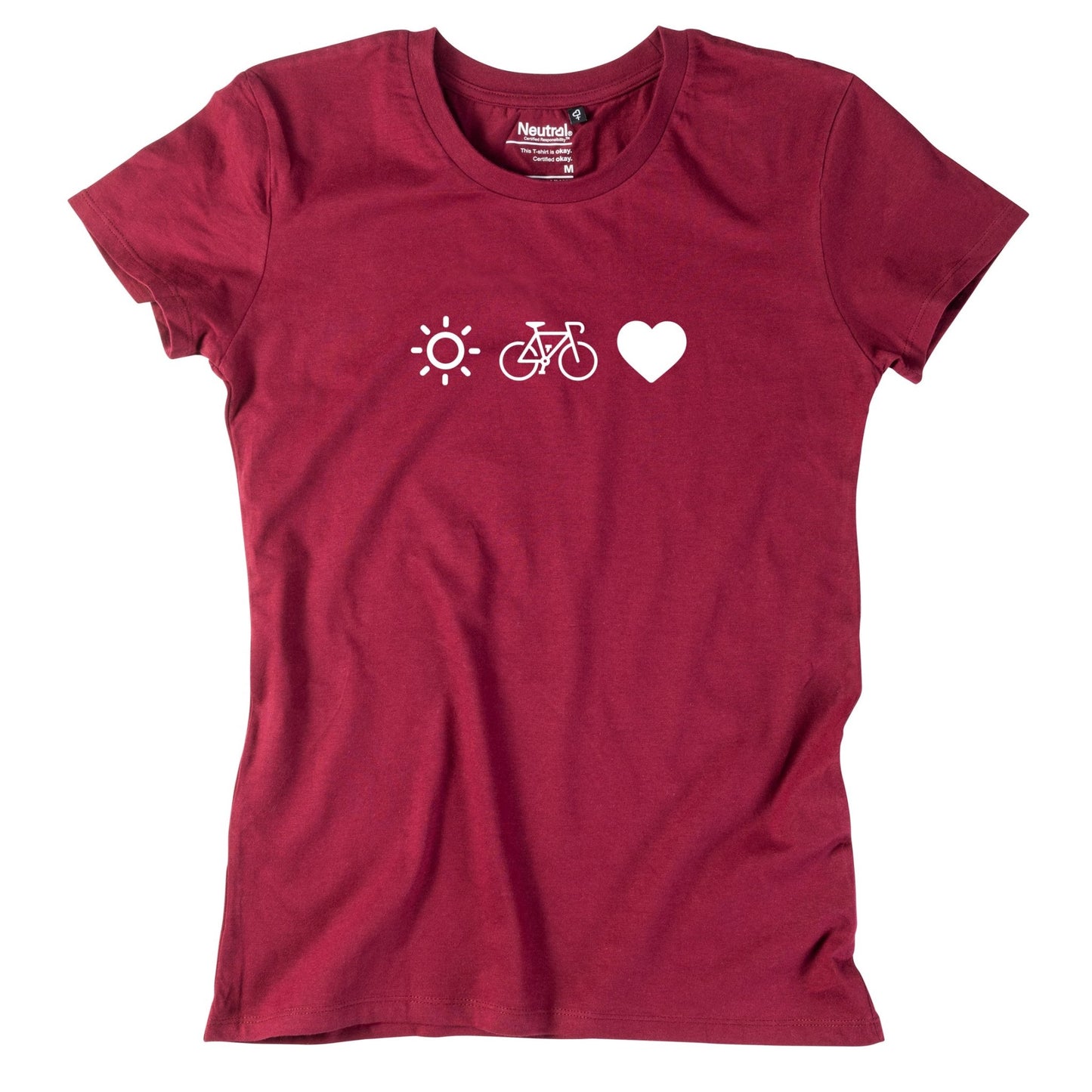 Damen - Shirt "Radl, Sun & Herzl" - meinherzschlag.de