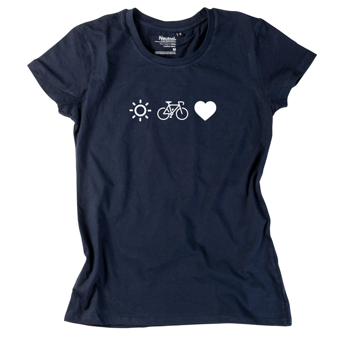 Damen - Shirt "Radl, Sun & Herzl" - meinherzschlag.de