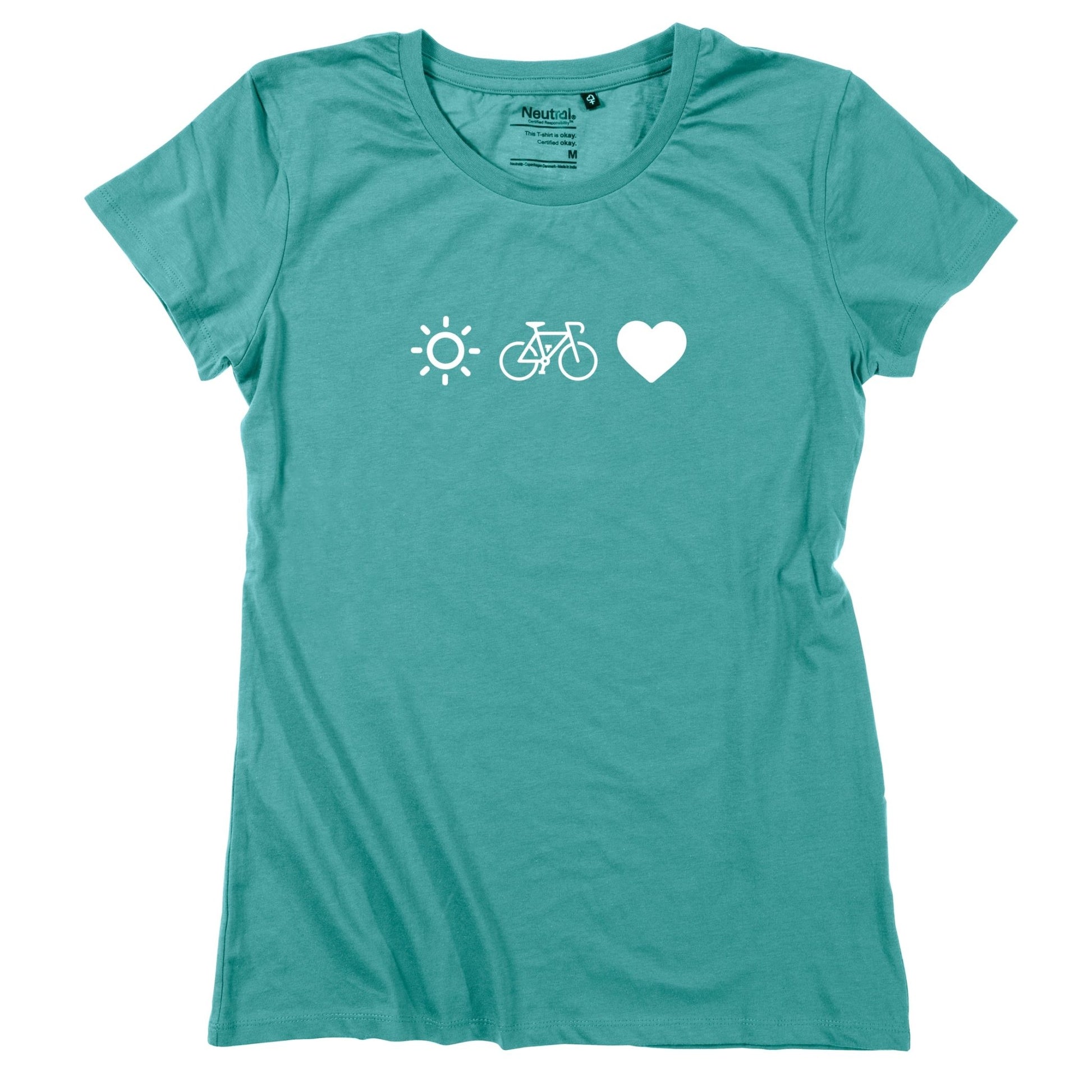Damen - Shirt "Radl, Sun & Herzl" - meinherzschlag.de