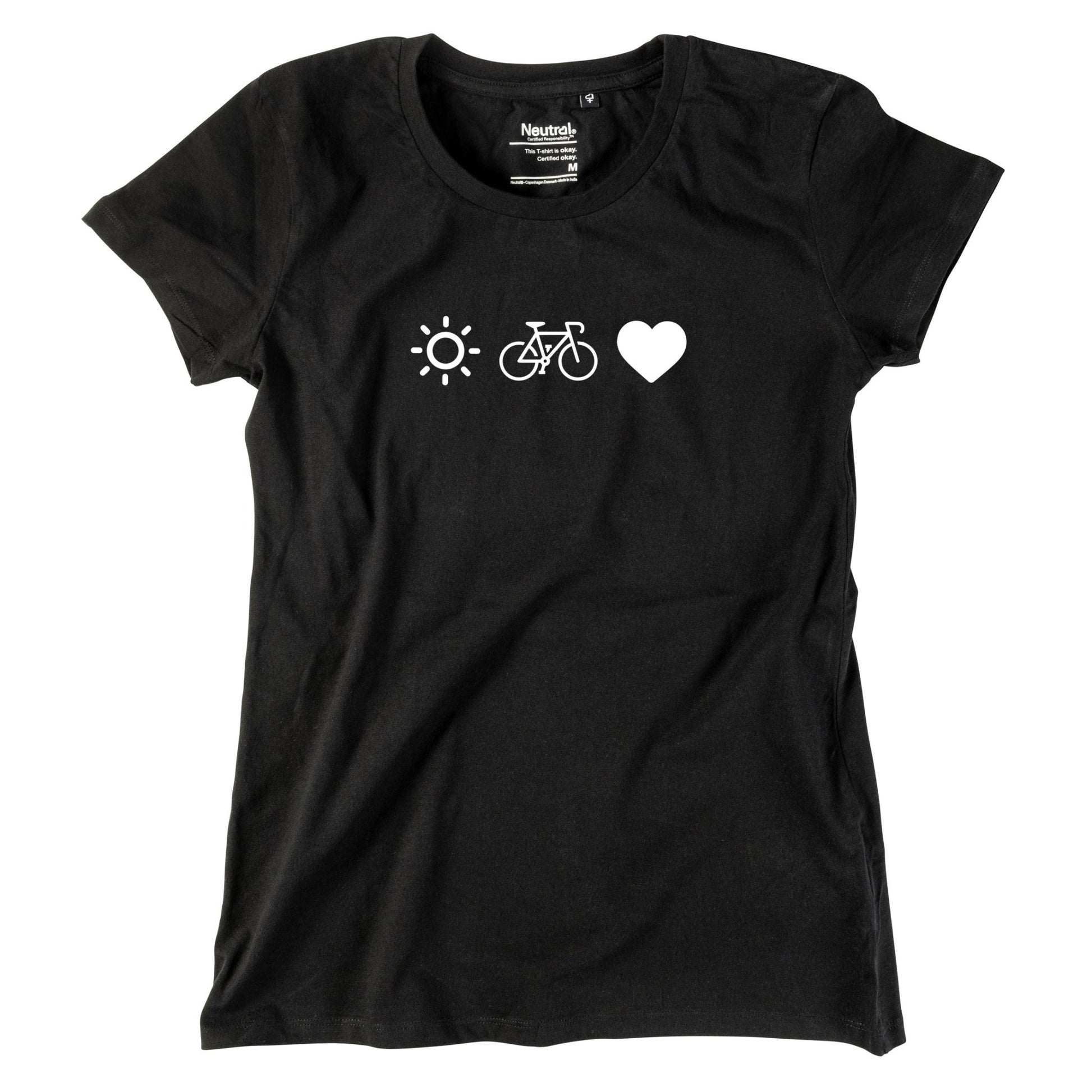 Damen - Shirt "Radl, Sun & Herzl" - meinherzschlag.de