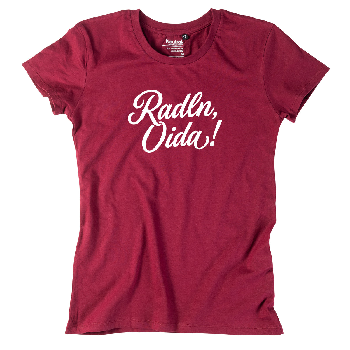 Damen-Shirt "Radln, Oida!"