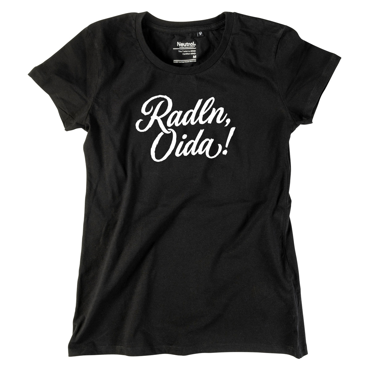 Damen-Shirt "Radln, Oida!"