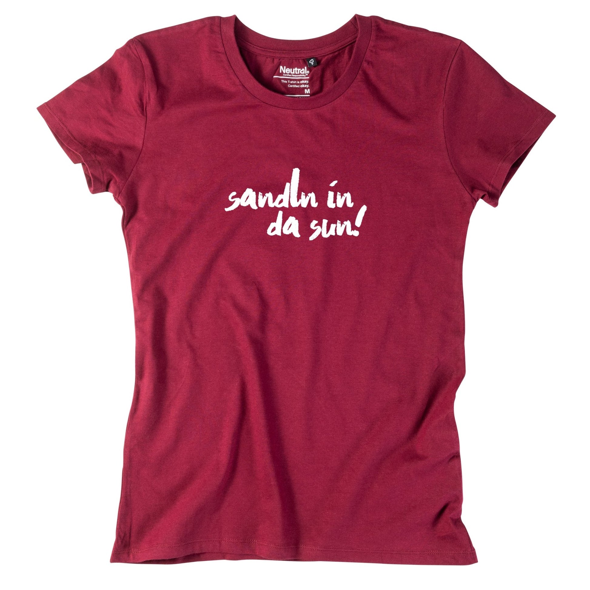 Damen - Shirt "sandln in da sun!" - meinherzschlag.de