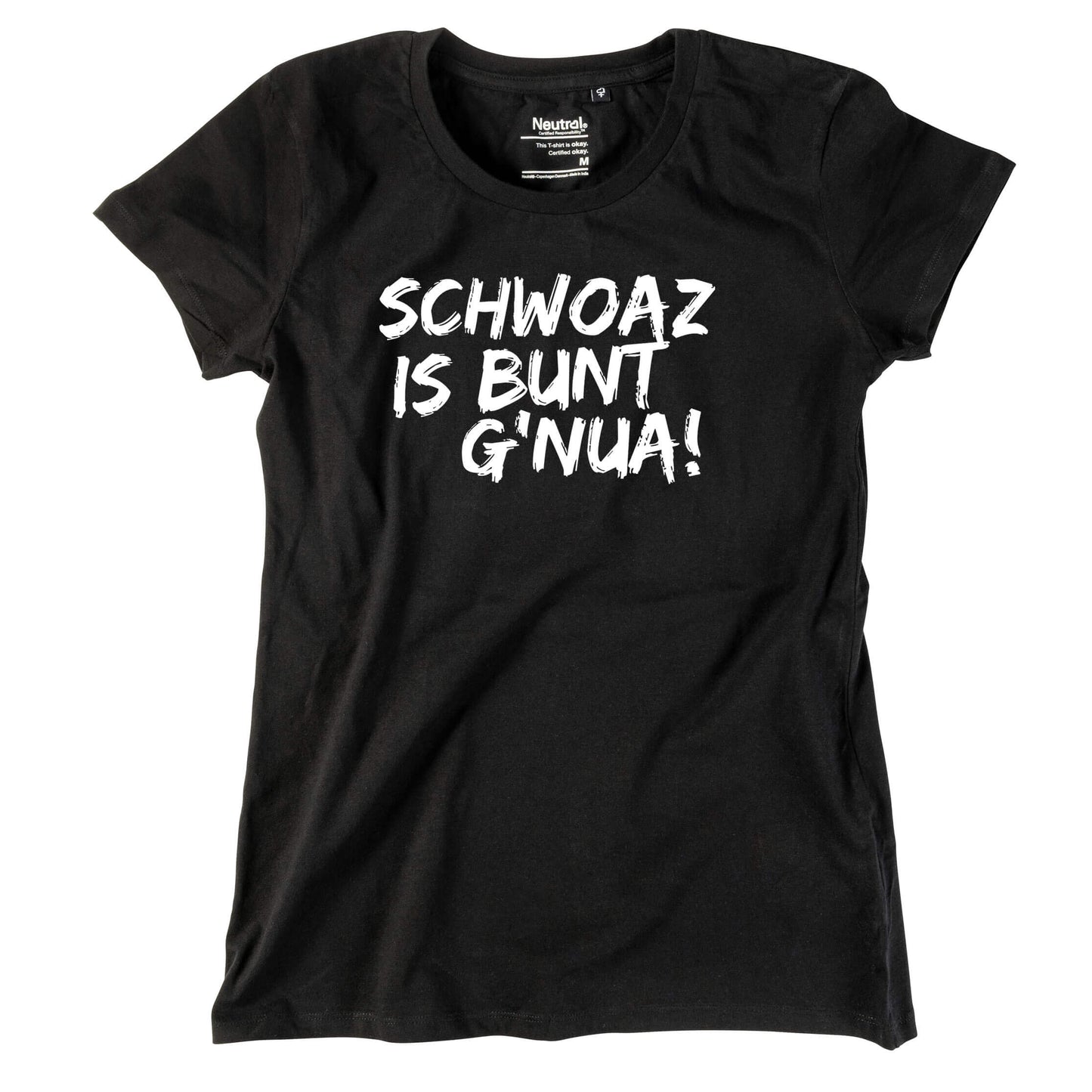Damen - Shirt "Schwoaz" - meinherzschlag.de