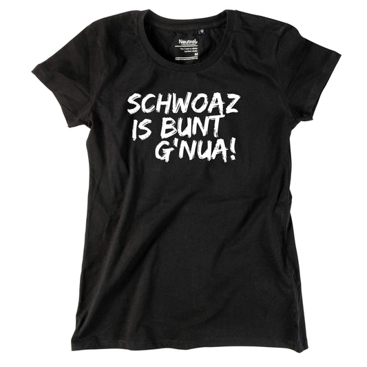Damen - Shirt "Schwoaz" - meinherzschlag.de