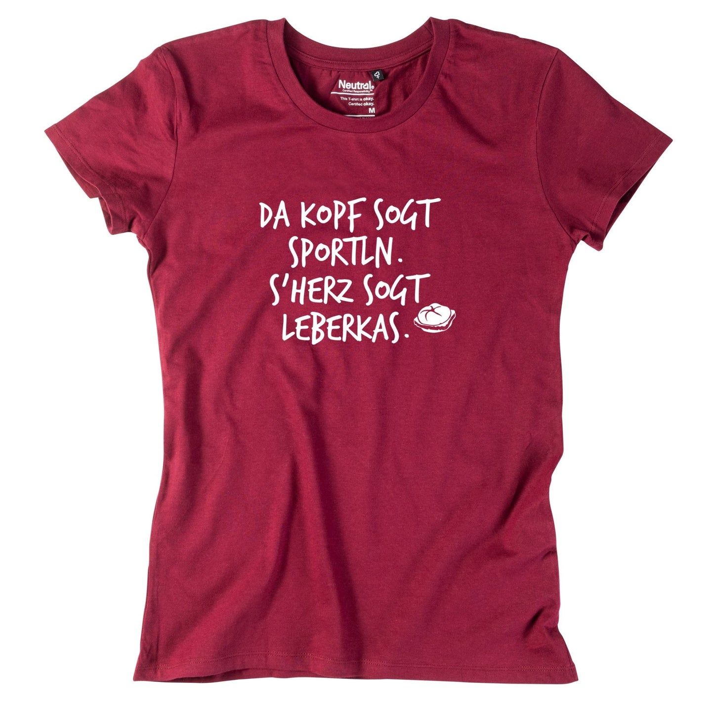 Damen - Shirt "s'Herz sogt Leberkas" - meinherzschlag.de
