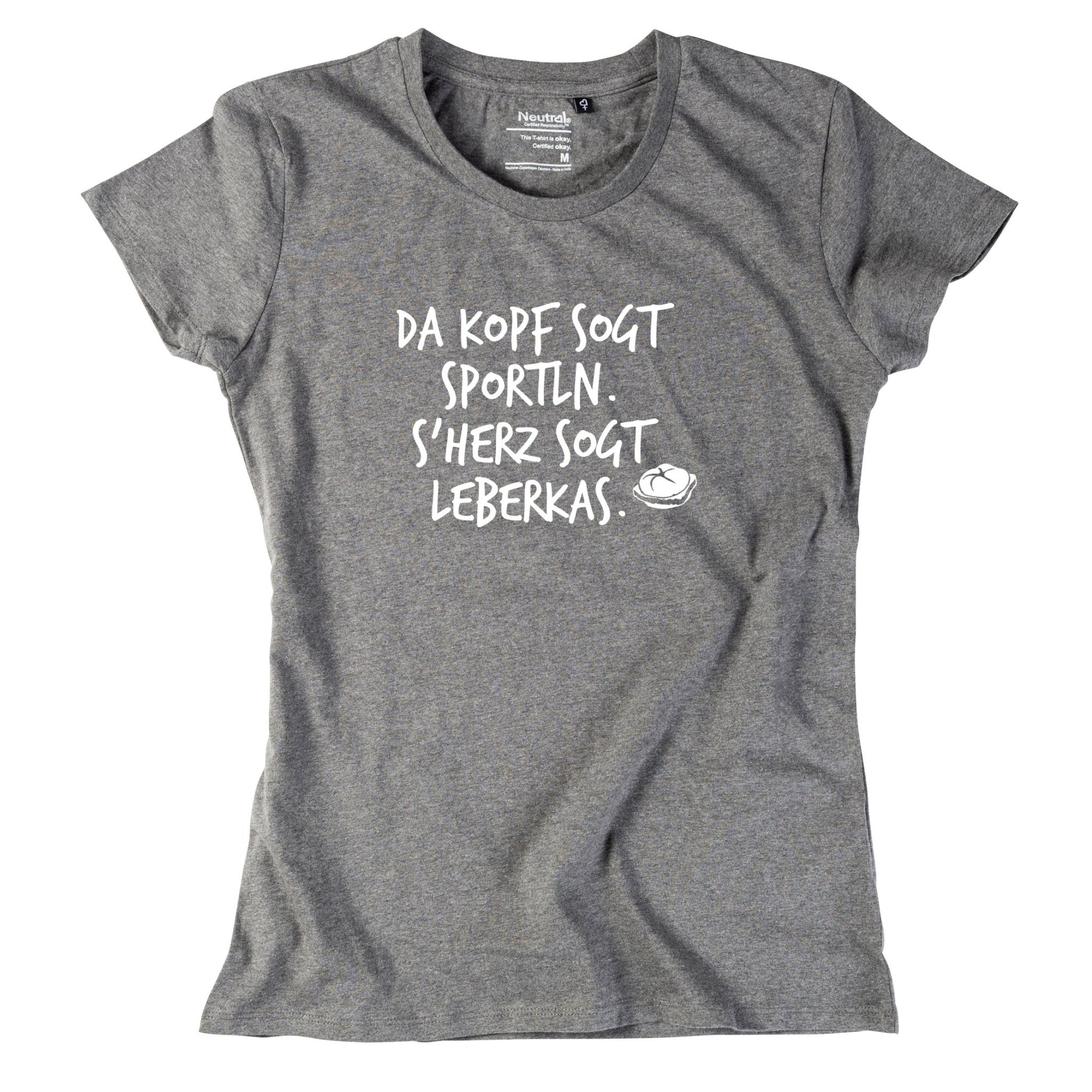 Damen - Shirt "s'Herz sogt Leberkas" - meinherzschlag.de