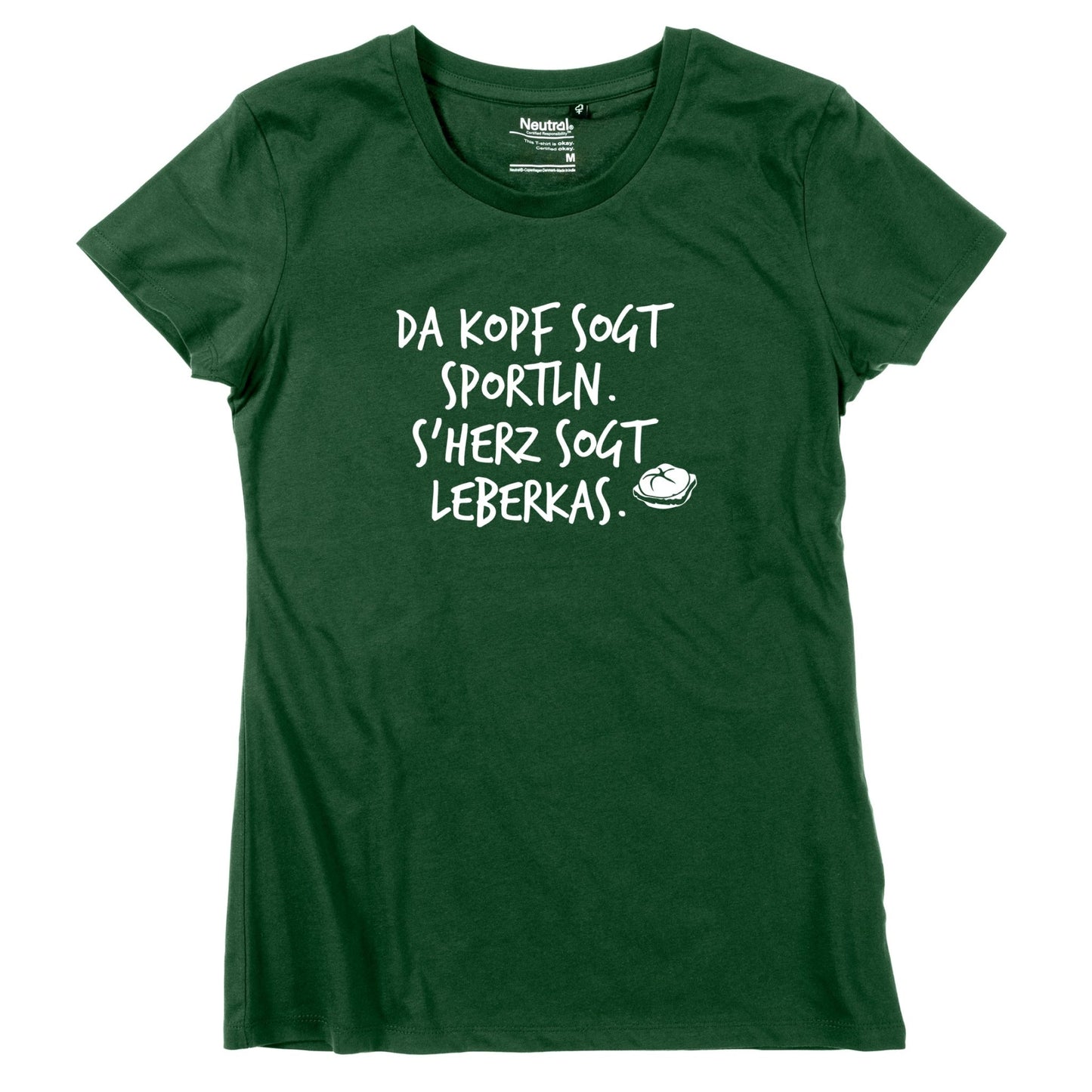 Damen - Shirt "s'Herz sogt Leberkas" - meinherzschlag.de
