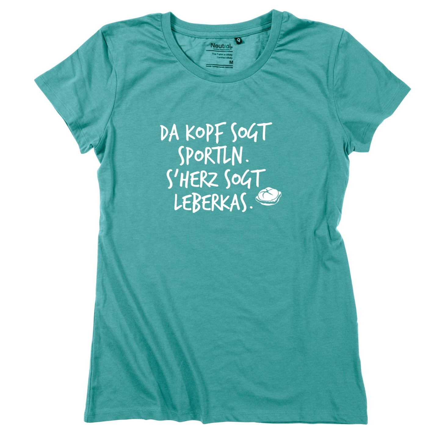 Damen - Shirt "s'Herz sogt Leberkas" - meinherzschlag.de