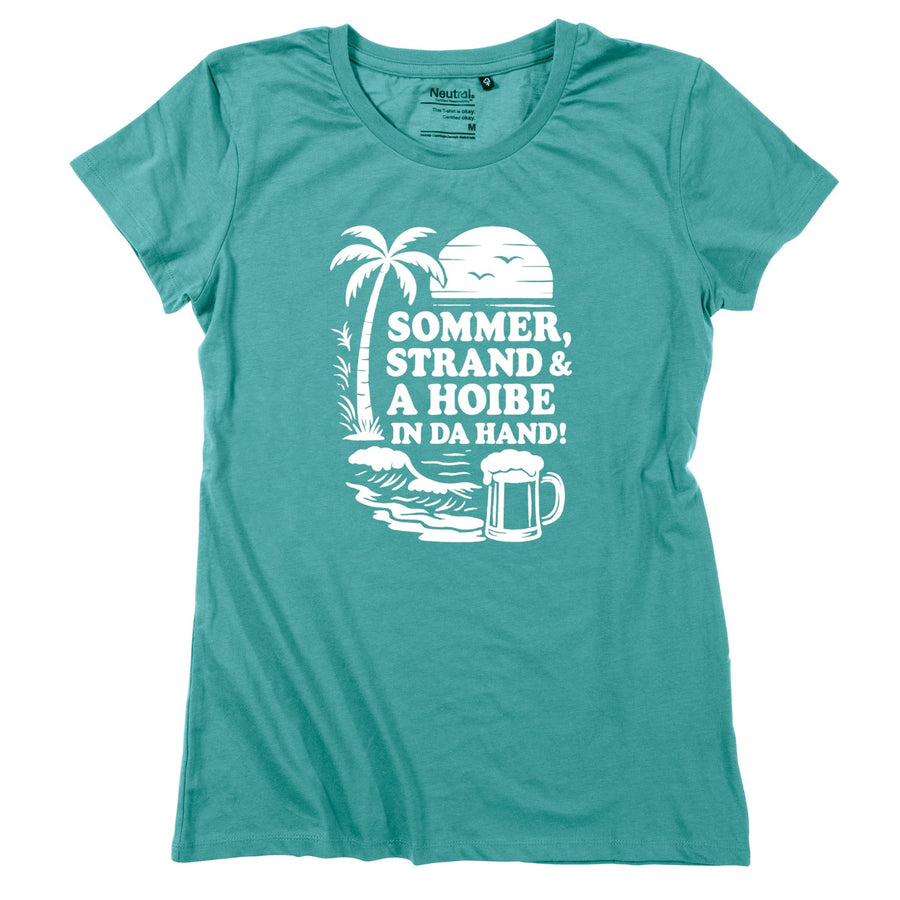 Damen - Shirt "Sommer & Strand" - meinherzschlag.de