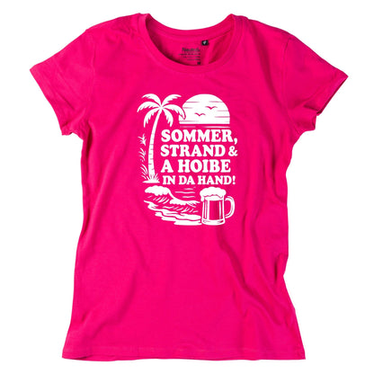 Damen - Shirt "Sommer & Strand" - meinherzschlag.de