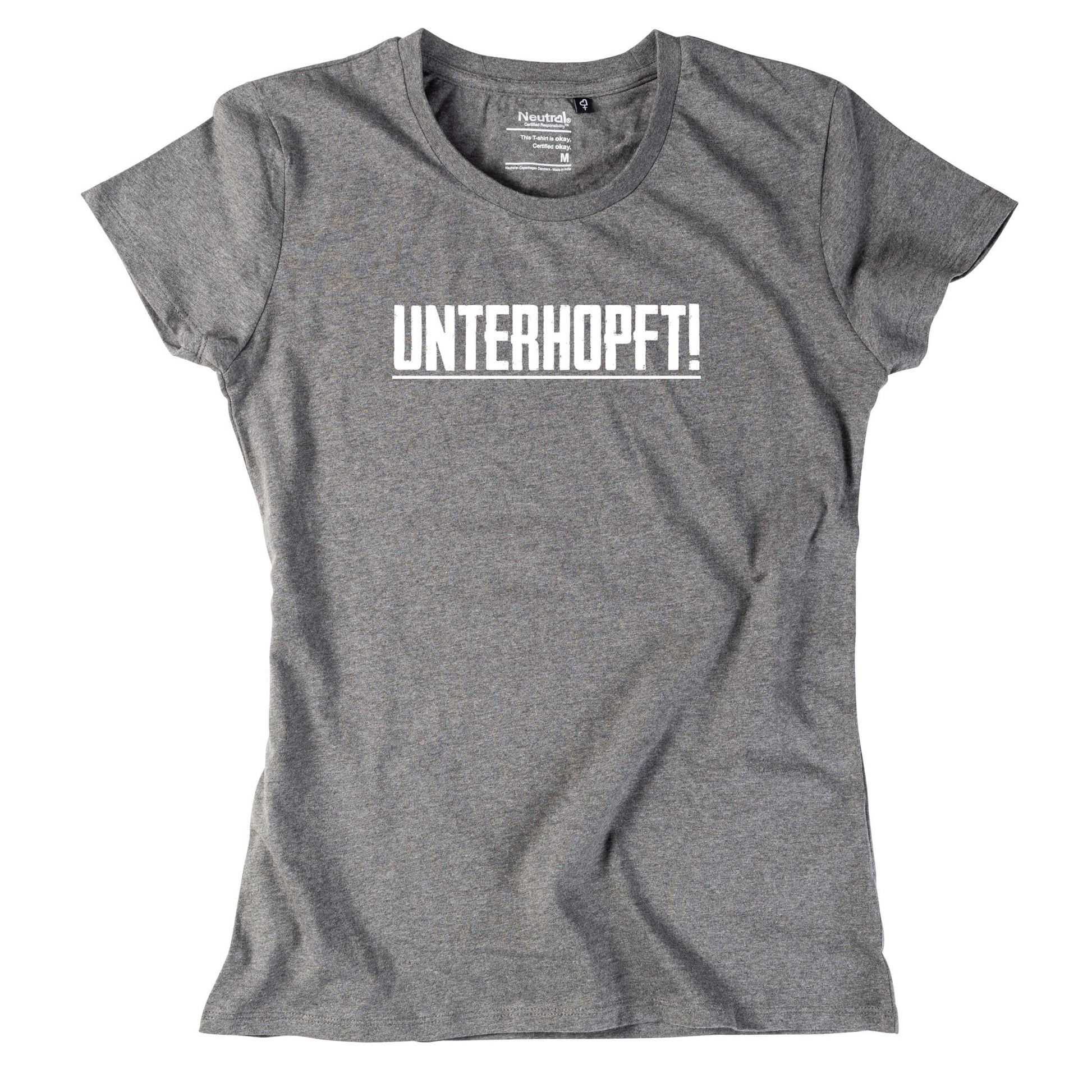 Damen - Shirt "Unterhopft" - meinherzschlag.de