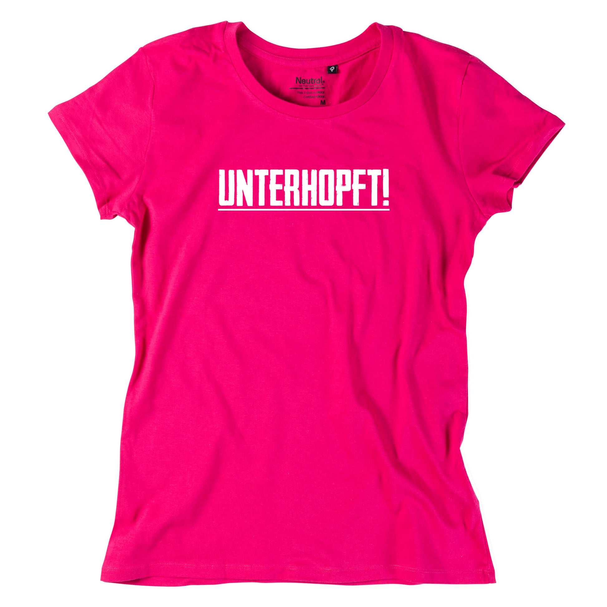 Damen - Shirt "Unterhopft" - meinherzschlag.de
