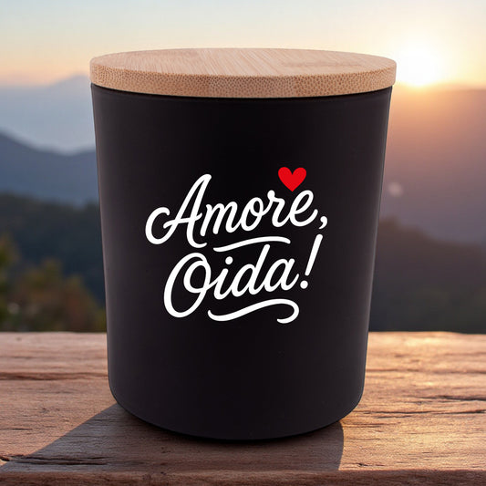 Duftkerze "Amore, Oida!" - meinherzschlag.de