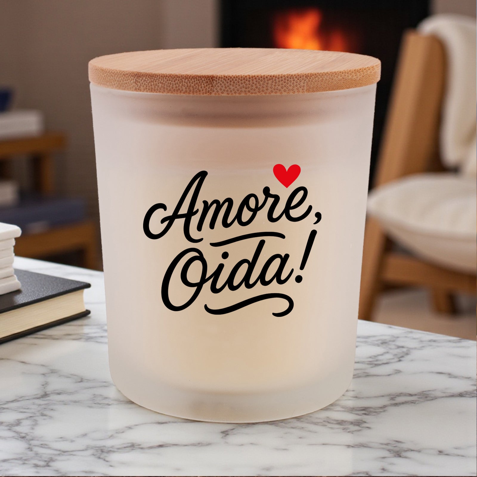 Duftkerze "Amore, Oida!" - meinherzschlag.de