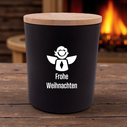 Duftkerze "Frohe Weihnachten" - meinherzschlag.de