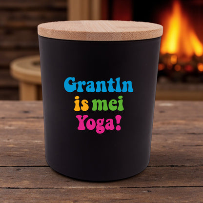 Duftkerze "Grantln is mei Yoga!" - meinherzschlag.de