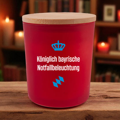 Duftkerze "Königlich bayrische Notfallbeleuchtung" - meinherzschlag.de