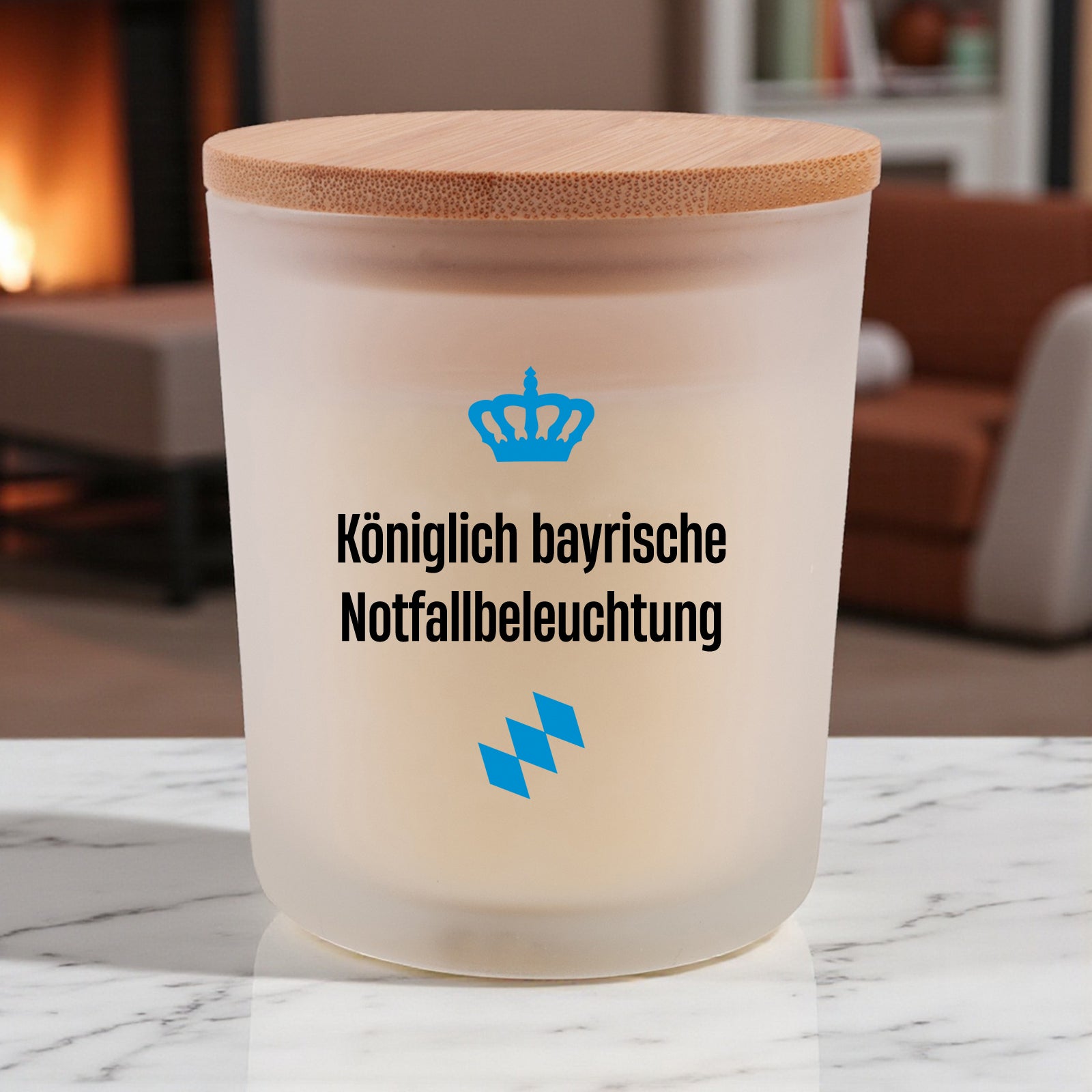 Duftkerze "Königlich bayrische Notfallbeleuchtung" - meinherzschlag.de