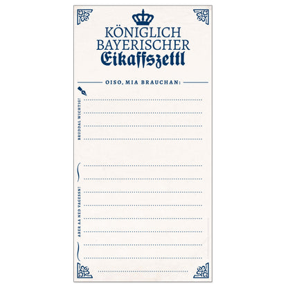 Königlich Bayerischer Eikaffszettl - meinherzschlag.de