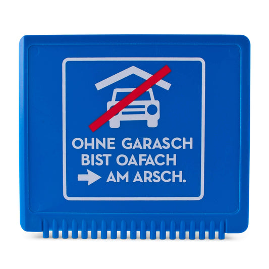Eiskratzer "Ohne Garasch" - meinherzschlag.de
