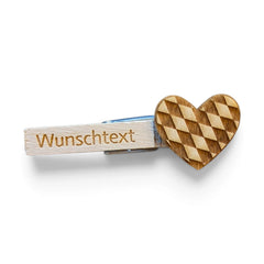 Glupperl/Wäscheklammer "Rautenherz"