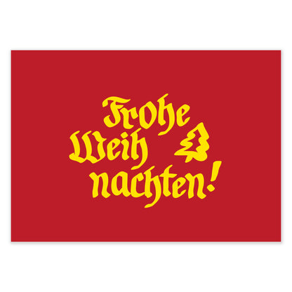 Grußkarte "Frohe Weihnachten" - meinherzschlag.de