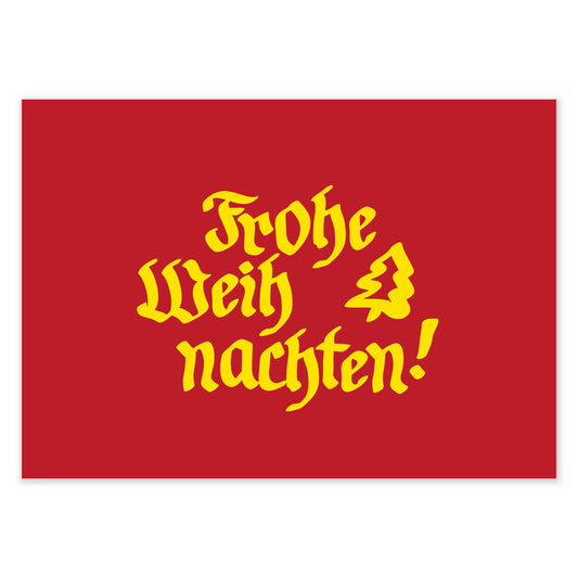Grußkarte "Frohe Weihnachten" - meinherzschlag.de