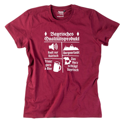 Herren - Shirt "Bayrisches Qualitätsprodukt" - meinherzschlag.de