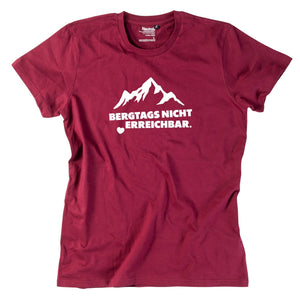Herren - Shirt "Bergtags nicht erreichbar" - meinherzschlag.de
