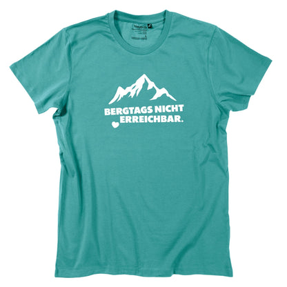 Herren - Shirt "Bergtags nicht erreichbar" - meinherzschlag.de