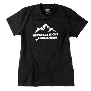 Herren - Shirt "Bergtags nicht erreichbar" - meinherzschlag.de
