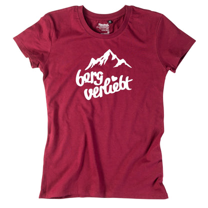 Damen - Shirt "bergverliebt ❤" - meinherzschlag.de