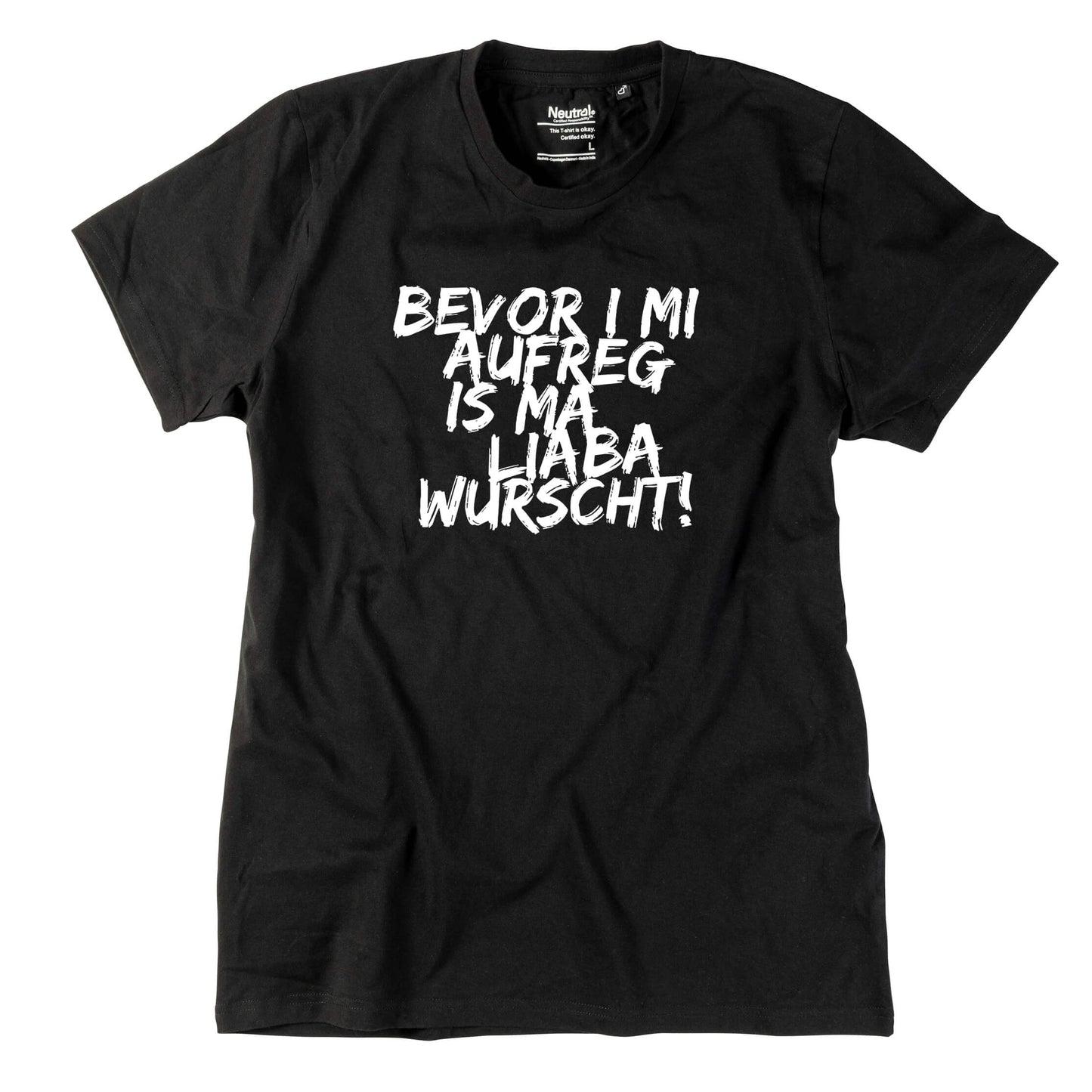 Herren - Shirt "Bevor i mi aufreg ..." - meinherzschlag.de