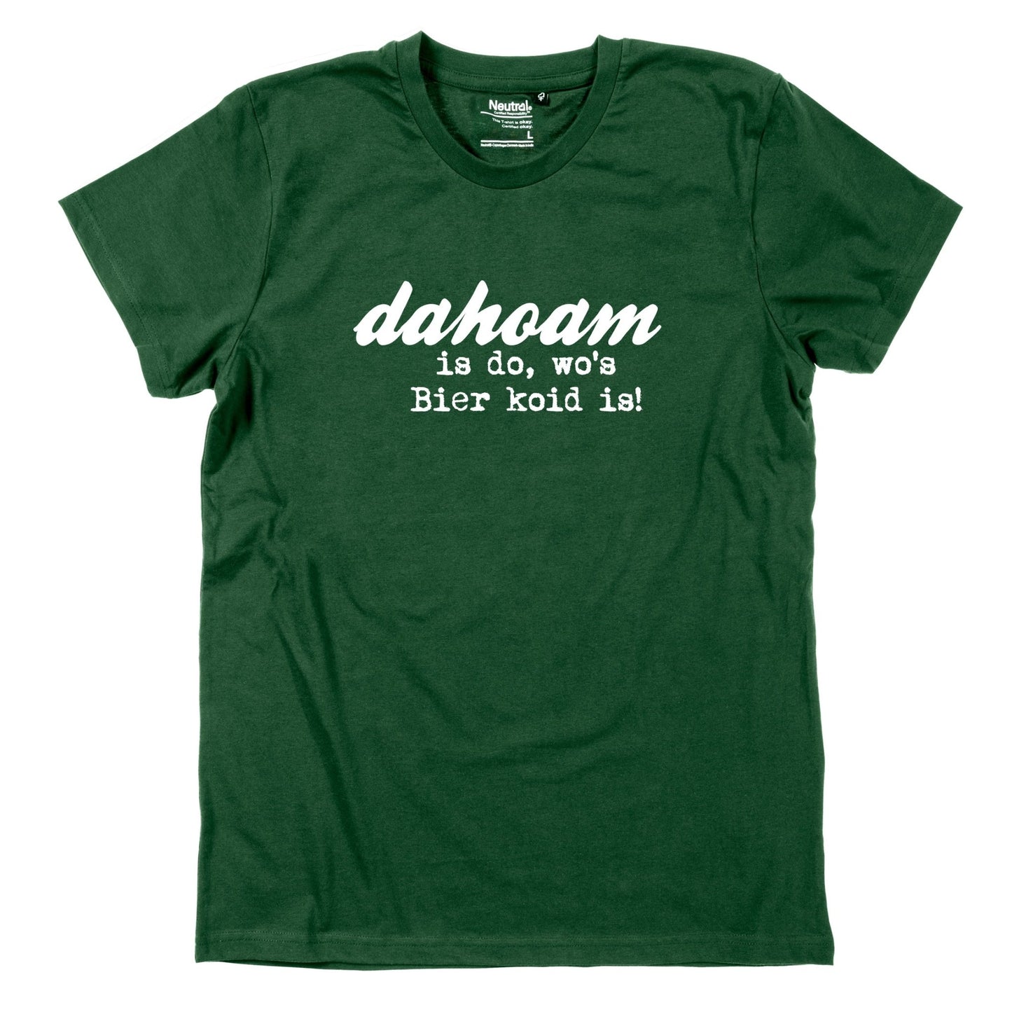 Herren - Shirt "Bier koid" - meinherzschlag.de