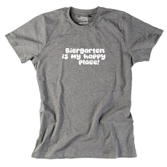 Herren-Shirt "Biergarten is my happy place!"