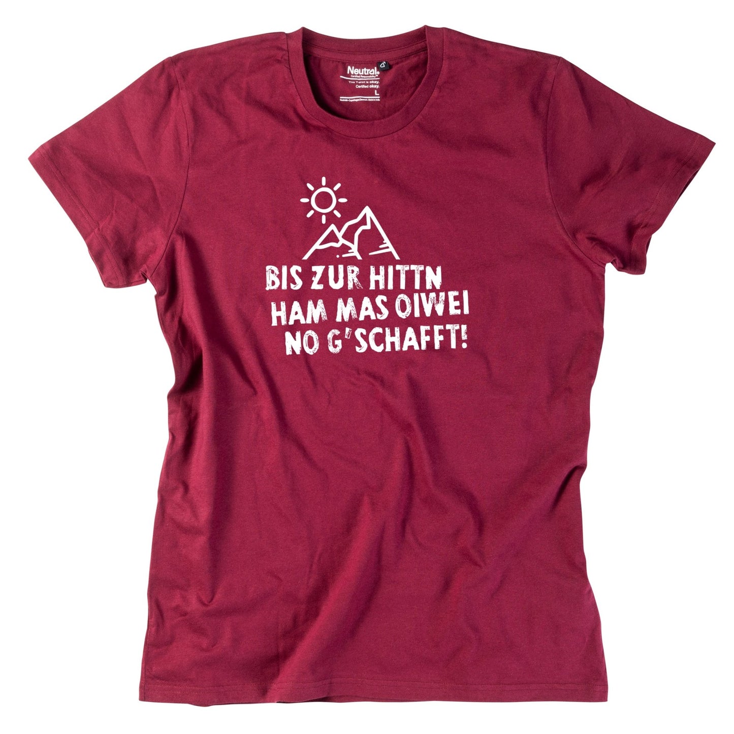 Herren - Shirt "Bis zur Hittn" - meinherzschlag.de