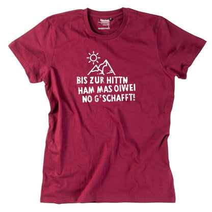 Herren - Shirt "Bis zur Hittn" - meinherzschlag.de
