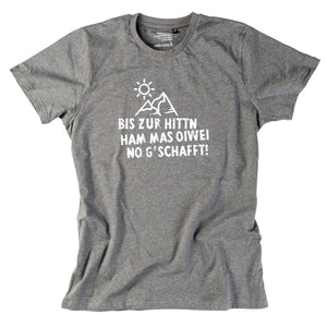 Herren - Shirt "Bis zur Hittn" - meinherzschlag.de