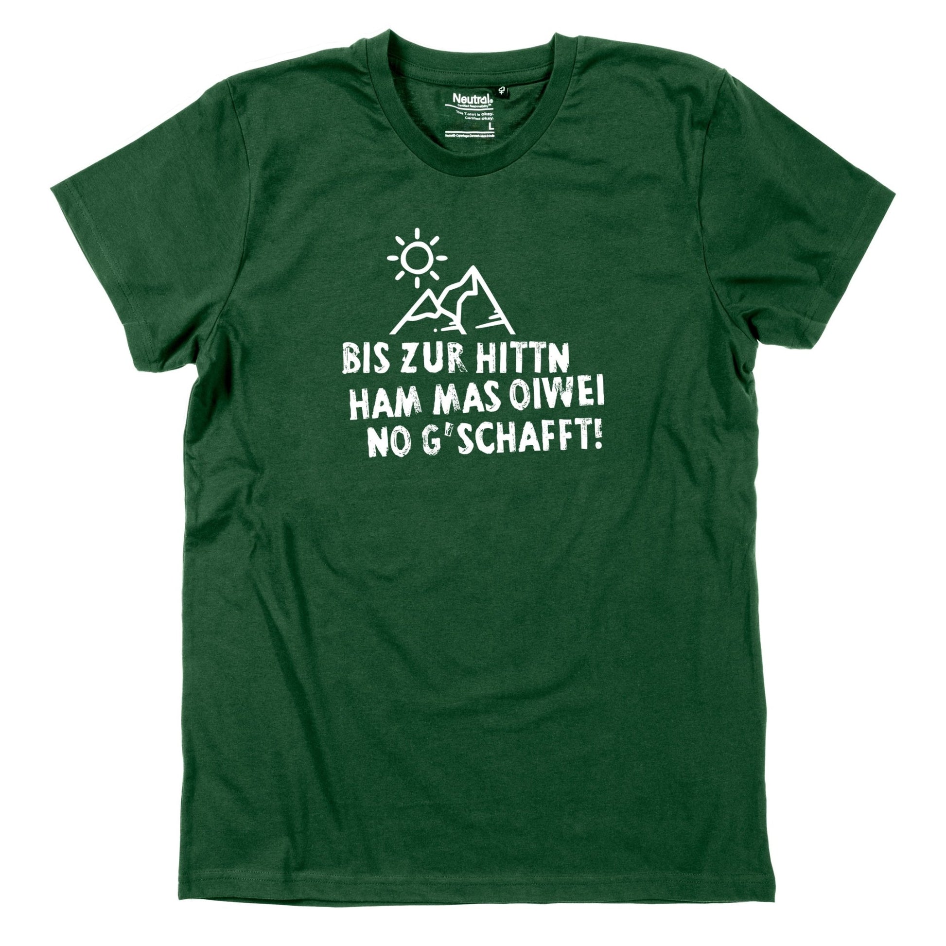 Herren - Shirt "Bis zur Hittn" - meinherzschlag.de