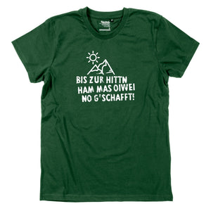 Herren - Shirt "Bis zur Hittn" - meinherzschlag.de