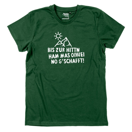 Herren - Shirt "Bis zur Hittn" - meinherzschlag.de