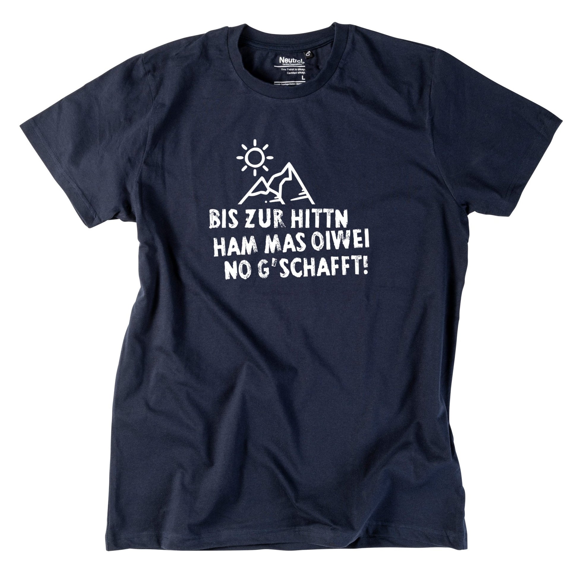 Herren - Shirt "Bis zur Hittn" - meinherzschlag.de