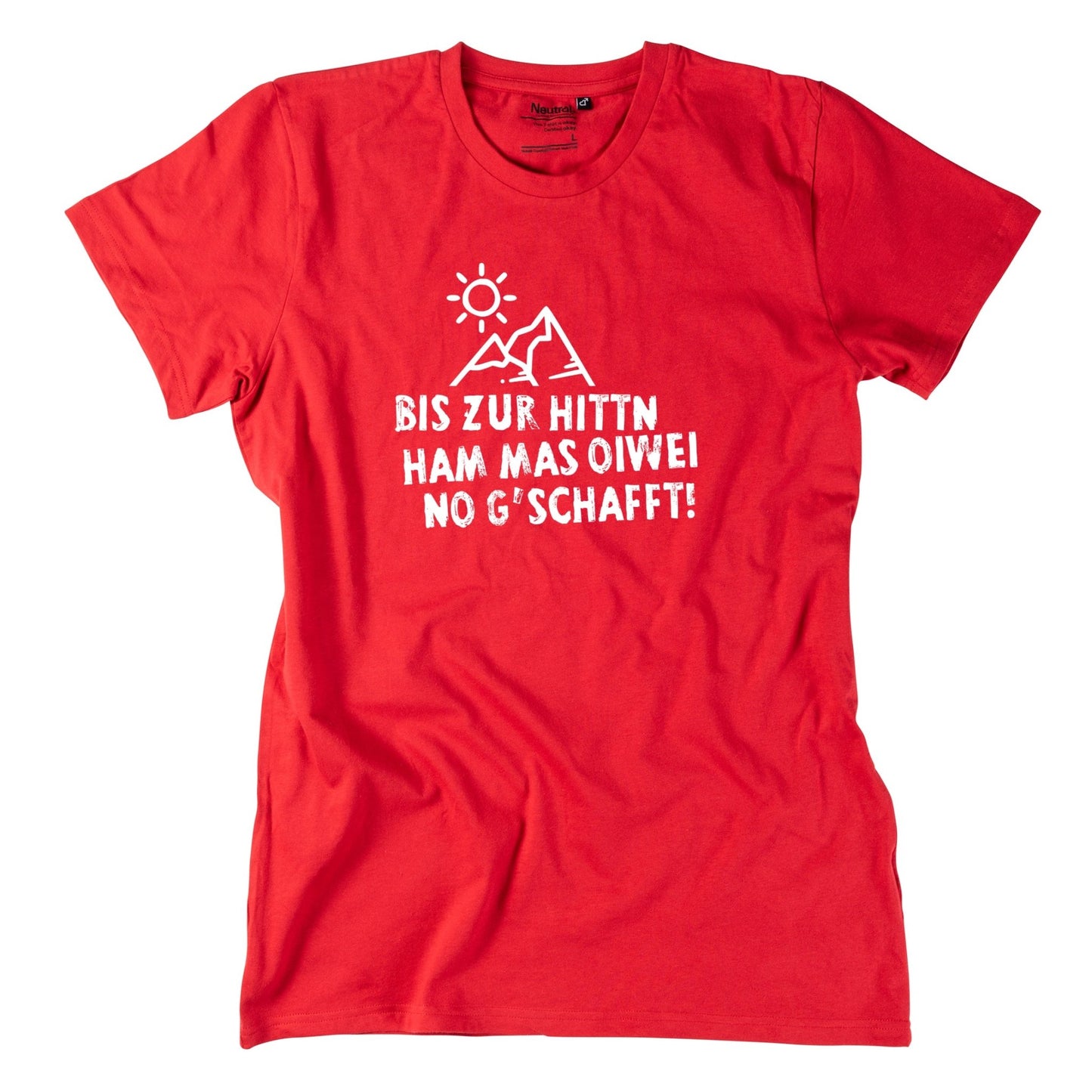 Herren - Shirt "Bis zur Hittn" - meinherzschlag.de