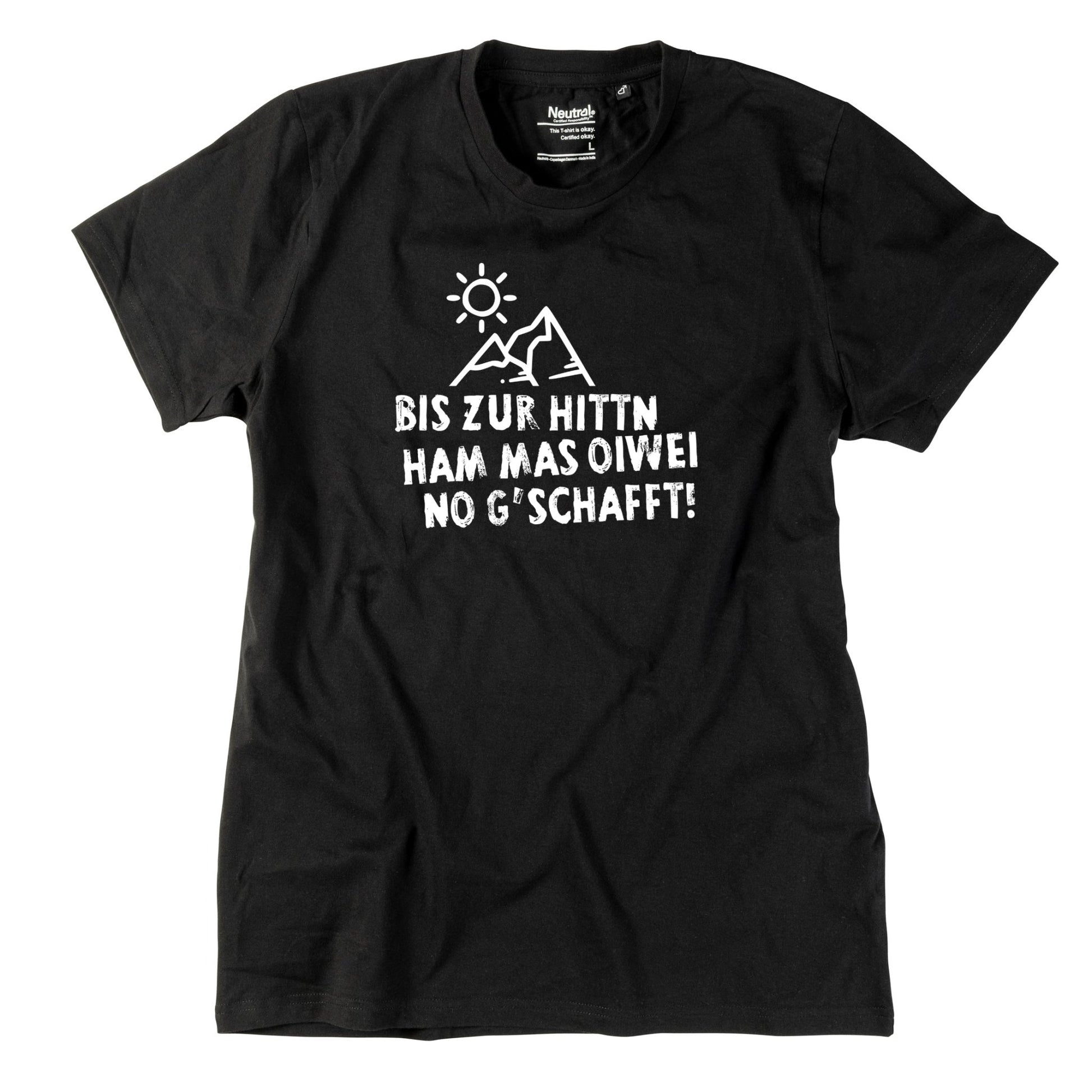 Herren - Shirt "Bis zur Hittn" - meinherzschlag.de