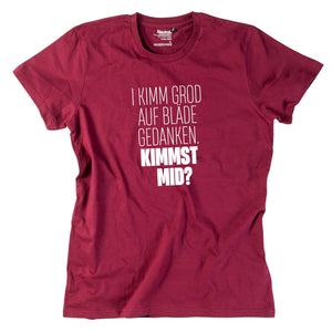 Herren - Shirt "Bläde Gedanken" - meinherzschlag.de